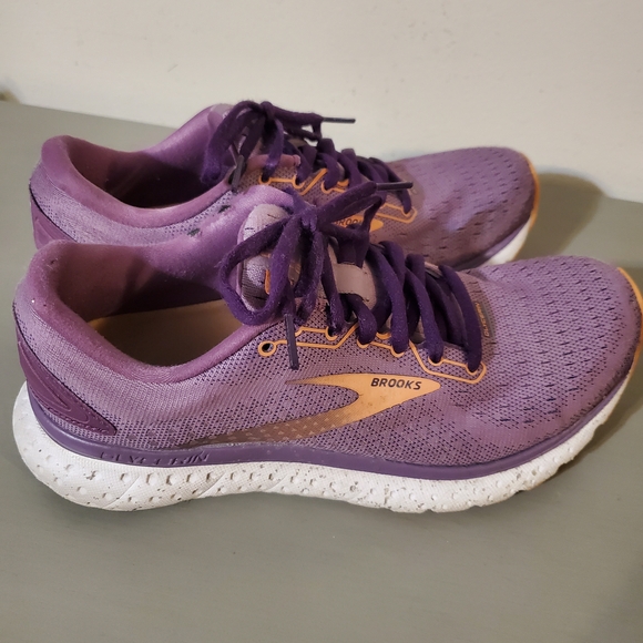 Brooks Purple Glycerin 18 Running Shoes Size 7.5 - Picture 3 of 5